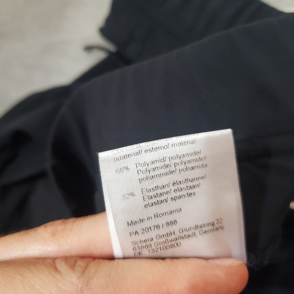 Raffaello Rossi Jogger Candy Stretch Pant. Black. Size 10 US. 28" Inseam. - Picture 6 of 13